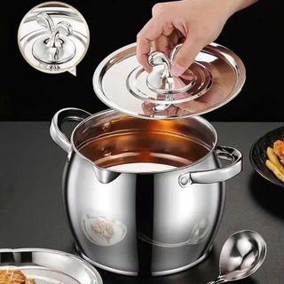 ÂU ĐỰNG MỠ INOX CÓ RÂY LỌC 2.5L (T80)