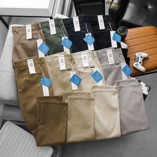 KAKI nam Suông.  Chất kaki co giản .dày mịn  Form Suông.
