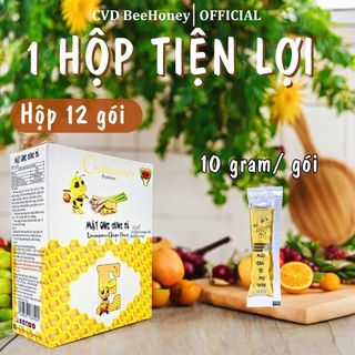 Mật ong nguyên chất Gừng Sả, mật ong tự nhiên, tăng sức đề kháng, kháng khuẩn, mật ong CvdBeehoney
