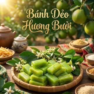 BÁNH DẺO HƯƠNG HOA BƯỞI THƠM NGON 400G - WINNIE HOUSE
