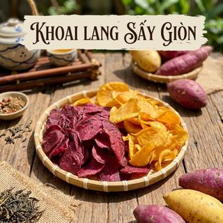 KHOAI LANG SẤY MẬT ONG GIÒN TAN HẤP DẪN 500G - WINNIE HOUSE