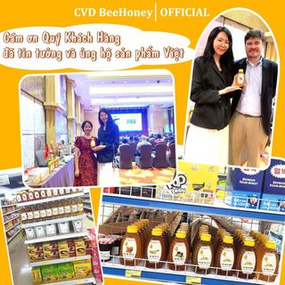 Mật ong nguyên chất Tinh Bột Nghệ, mật ong tự nhiên, hỗ trợ dạ dày, đại tràng, mật ong CvdBeehoney