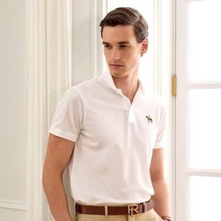 Polo hàng xuất vải cotton cá sấu chuẩn