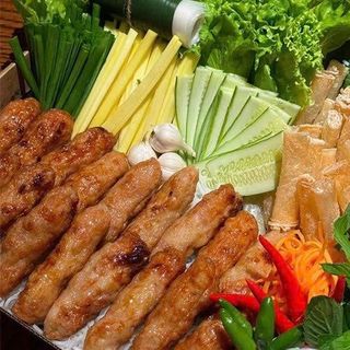 NEM NƯỚNG NHA TRANG LCFOOD - túi 600g 12 cây (giao hcm)