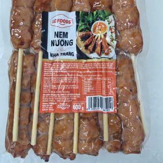 NEM NƯỚNG NHA TRANG LCFOOD - túi 600g 12 cây (giao hcm)