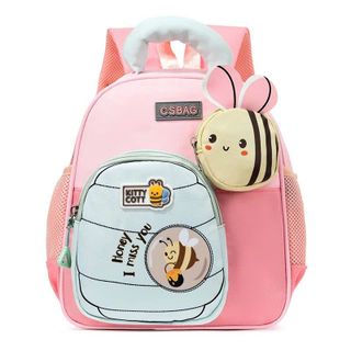 BALO MẦM NON BÉ ONG A8039 – SIÊU XINH, NHỎ GỌN, NGỘ NGHĨNH, TẶNG KÈM TÚI XINH - PIPI STORE