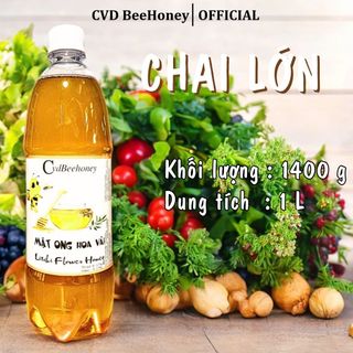 Mật ong nguyên chất hoa Vải, mật ong tự nhiên 100%, tăng sức đề kháng, giảm ho, mật ong CvdBeehoney