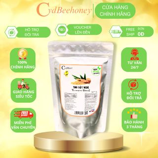 Tinh Bột Nghệ Nguyên Chất, Curcumin Cao, Dưỡng Da, Làm Viên Nghệ, Sữa, Kem Nghệ CVDBEEHONEY 500g