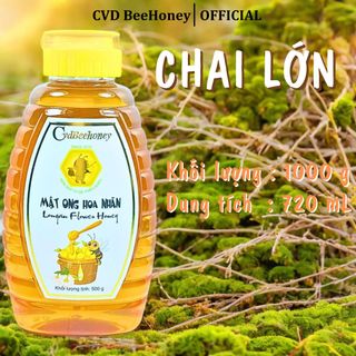 Mật ong nguyên chất hoa Nhãn, mật ong tự nhiên, tăng sức đề kháng, giảm ho, mật ong CvdBeehoney