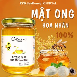 Mật ong Hoa Nhãn Nguyên Chất, Tăng Đề Kháng, Phục Hồi Sức Khỏe, Đẹp Da CVDBEEHONEY 460g