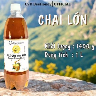 Mật ong Hoa Nhãn Nguyên Chất, Tăng Đề Kháng, Phục Hồi Sức Khỏe, Đẹp Da CVDBEEHONEY 460g