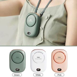 QUẠT CẦM TAY ALIZZ AL 14116 KÈM DÂY ĐEO CỔ