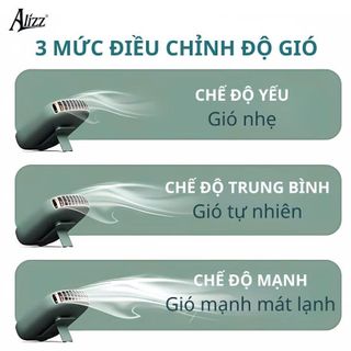 QUẠT CẦM TAY ALIZZ AL 14116 KÈM DÂY ĐEO CỔ