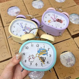 ĐỒNG HỒ BÁO THỨC HOẠ TIẾT HOẠT HÌNH CHO BÉ