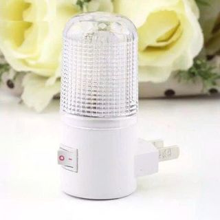 ĐÈN NGỦ TRÒN 3W TRẮNG CÓ CÔNG TẮC (T80)