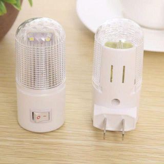ĐÈN NGỦ TRÒN 3W TRẮNG CÓ CÔNG TẮC (T80)