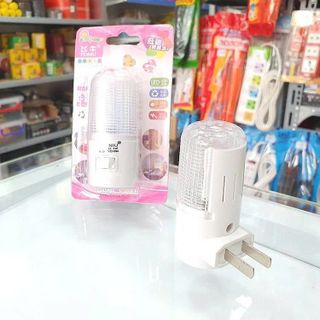 ĐÈN NGỦ TRÒN 3W TRẮNG CÓ CÔNG TẮC (T80)