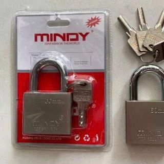 Ổ KHÓA CAO CẤP MINDY 60MM 4 CHÌA MUỖNG (GIỮ CHÌA)