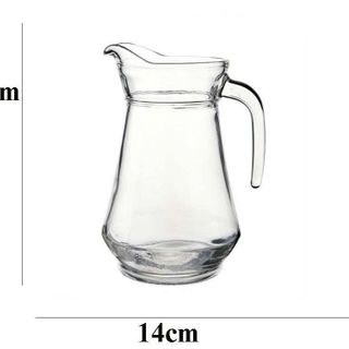 BÌNH NƯỚC THỦY TINH EO TRƠN 1,3L EH1002-1 (T12)