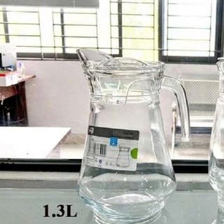 BÌNH NƯỚC THỦY TINH EO TRƠN 1,3L EH1002-1 (T12)