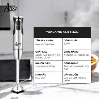 MÁY XAY CẦM TAY ĐA NĂNG 300W ALIZZ AL-8010A