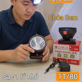 ĐÈN ĐỘI ĐẦU SIÊU SÁNG CHEN GUANG CHOÁ 8CM (T80)