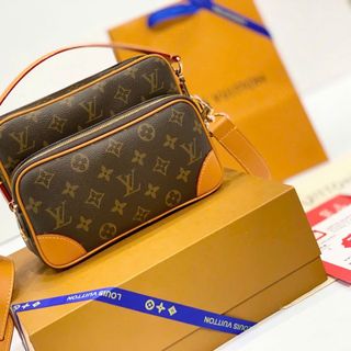 Túi Cầm tay LV 2ngăn thời thượng Cao cấp F876- full box - 25cm ( Hàng Giá Tận Xưởng )