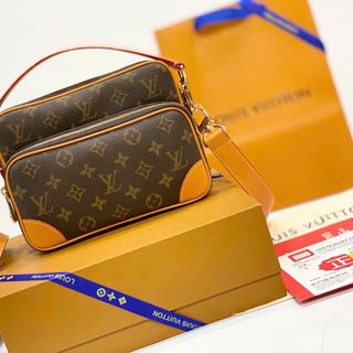 Túi Cầm tay LV 2ngăn thời thượng Cao cấp F876- full box - 25cm ( Hàng Giá Tận Xưởng )