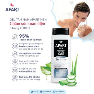 [ Sỉ ] - Gel tắm nam Apart Men chăm sóc toàn diện 3 trong 1 500ML