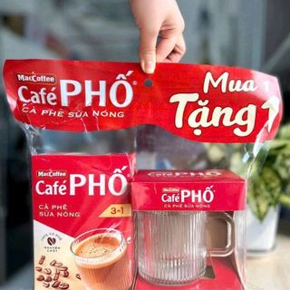 Cà Phê Sữa Nóng Cà Phê Phố 160gr (Tặng kèm ly)