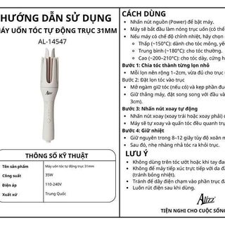 MÁY UỐN TÓC TỰ ĐỘNG TRỤC 31MM ALIZZ AL-14547