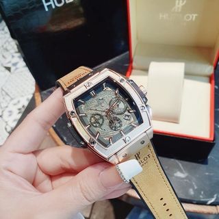 SALE XẢ ĐỒNG HỒ NAM TRUNG CẤP HUPOT DÂY DA MẶT CN