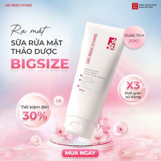 SỮA RỬA MẶT THẢO DƯỢC [300G] - SẮC NGỌC KHANG KÈM QUÀ TẶNG