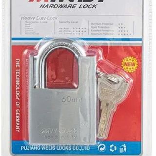 Ổ KHOÁ CHỐNG CẮT CAO CẤP MINDY 60MM CHÌA MUỖNG (GIỮ CHÌA)