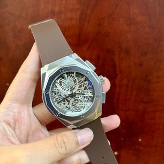 SALE XẢ ĐỒNG HỒ NAM TRUNG CẤP HUPOT DÂY DA MẶT TRÒN