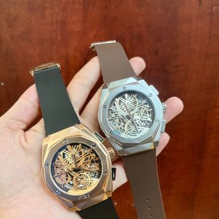 SALE XẢ ĐỒNG HỒ NAM TRUNG CẤP HUPOT DÂY DA MẶT TRÒN