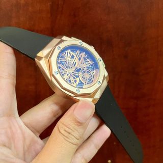 SALE XẢ ĐỒNG HỒ NAM TRUNG CẤP HUPOT DÂY DA MẶT TRÒN