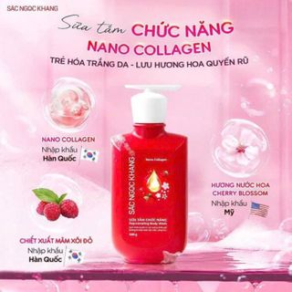 SỮA TẮM CHỨC NĂNG NANO COLLAGEN [500G] - SẮC NGỌC KHANG KÈM QUÀ TẶNG