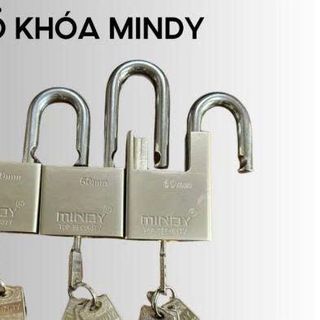 Ổ KHOÁ CHỐNG CẮT CAO CẤP MINDY 50MM CHÌA MUỖNG (GIỮ CHÌA)