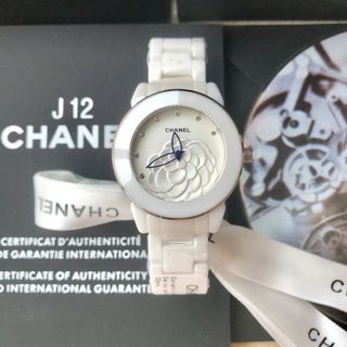 ĐỒNG HỒ NAM NỮ CAO CẤP CHANEU CERAMIC ĐÁ TRẮNG MẶT HOA