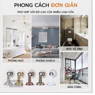 BỘ CHẮN CỬA, HÍT CỬA NAM CHÂM INOX (T100)