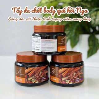 Xả Kho lô Tẩy da chết body Quế hồi - Nga ,Date xa Sl 500 Có tem phụ