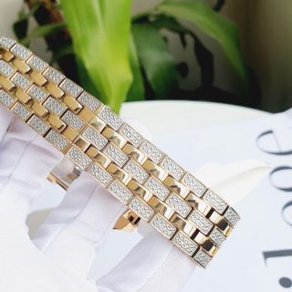 ĐỒNG HỒ NAM SIÊU CẤP BULAVO DEMI GOLD MẶT CHỮ NHẬT ĐÍNH HỘT FULLBOX