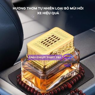Nước Hoa Ô Tô THE KING Chai Thủy Tinh Nắp Kim Loại Cao Cấp Sư Tử Và Báo JAGUAR - Dung Tích 80ml