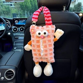 Đệm Ghế Hình Quái Vật Cute 2in1– Đệm Ngồi Kèm Tựa Lưng, Chất Lông Mềm Mịn, Dùng Cho Ô Tô & Văn Phòng Khaihuyauto