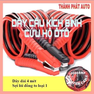 Dây Câu Bình Ác Quy Ô tô Loại Tốt Dài 4m - 2000AMP