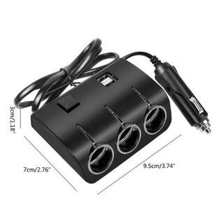 Bộ Chia Tẩu Sạc Ô Tô 3 Cổng Tẩu Chia Sạc 2 Cổng USB Sạc Điện Thoại Ô Tô Oleson  Otofunmoclan Phụ Kiện