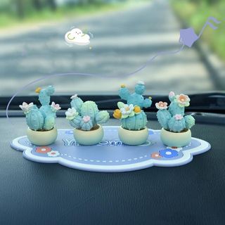 Bình Hoa Xương Rồng Dễ Thương Trang Trí Bàn Làm Việc, Tủ Sách, Quà Tặng, Taplo Ô Tô Decor Decor Phòng Trang Trí Nhà Tượng Len