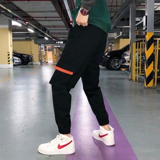 Quần Jogger Túi Hộp Viền Trắng - Đỏ - Xanh