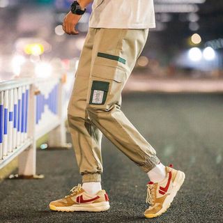 Quần Jogger Túi Hộp Viền Trắng - Đỏ - Xanh